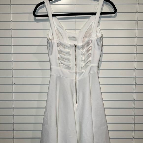 White Ribbed Dress - Picture 2 of 2